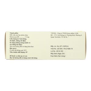 Trường Thọ - Thuốc Meloxicam Tablets BP 7.5mg B.Brawn giảm viêm xương khớp (10 vỉ x 10 viên) 2 Trường Thọ - fb 3 2024 07 17T173807.842