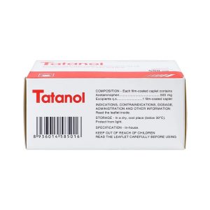 Trường Thọ - Thuốc Tatanol giảm đau, hạ sốt (10 vỉ x 10 viên) 3 Trường Thọ - fb 3 2024 07 19T145546.299