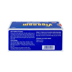Trường Thọ - Viên uống Viganam Tâm Bình hỗ trợ bổ thận tráng dương (5 vỉ x 12 viên) 4 Trường Thọ - fb 3 27