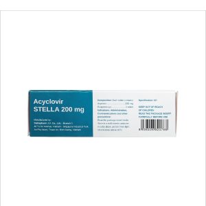 Trường Thọ - Thuốc Acyclovir Stella 200mg điều trị nhiễm Herpes simplex, Varicella zoster (5 vỉ x 5 viên) 1 Trường Thọ - Acyclovir 200mg 2