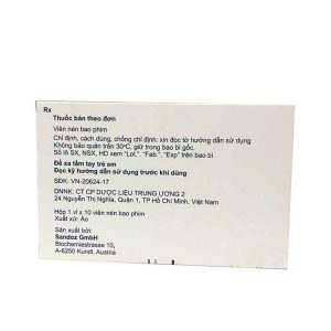 Trường Thọ - Thuốc Akudinir 300 điều trị nhiễm khuẩn nặng (Hộp 10 vỉ x 10 viên) 2 Trường Thọ - Akudinir 3