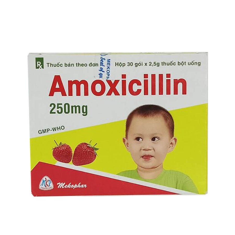 Amoxicillin 250mg gói Trường Thọ - Amoxicillin 250mg goi