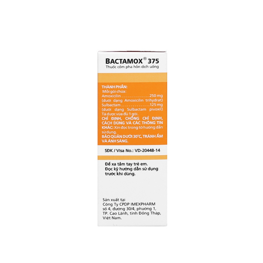 Bactamox 375mg (2) Trường Thọ - Bactamox 375mg 2