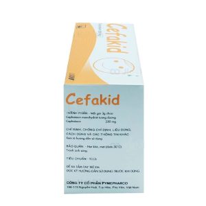 Trường Thọ - Thuốc cốm Cefakid 250mg điều trị nhiễm khuẩn (24 gói x 3g) 2 Trường Thọ - Cefakid 3