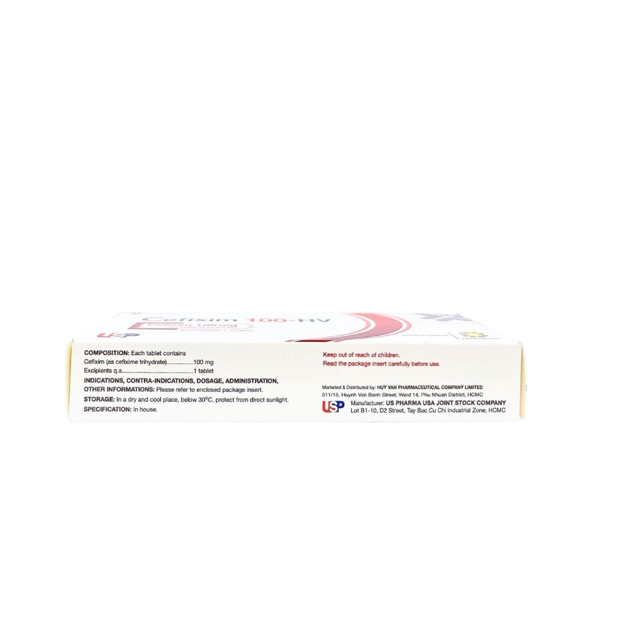 Cefixim 100-HV (2) Trường Thọ - Cefixim 100 HV 2
