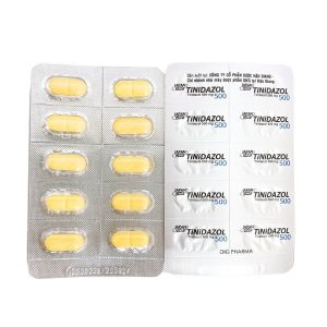 Trường Thọ - Thuốc Tinidazol 500 dự phòng nhiễm khuẩn sau phẫu thuật (10 vỉ x 10 viên) 1 Trường Thọ - Tinidazol 500mg 2