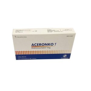 Trường Thọ - Thuốc Aceronko 1mg điều trị bệnh tim gây tắc mạch, nhồi máu cơ tim (3 vỉ x 10 viên) 1 Trường Thọ - ace 4