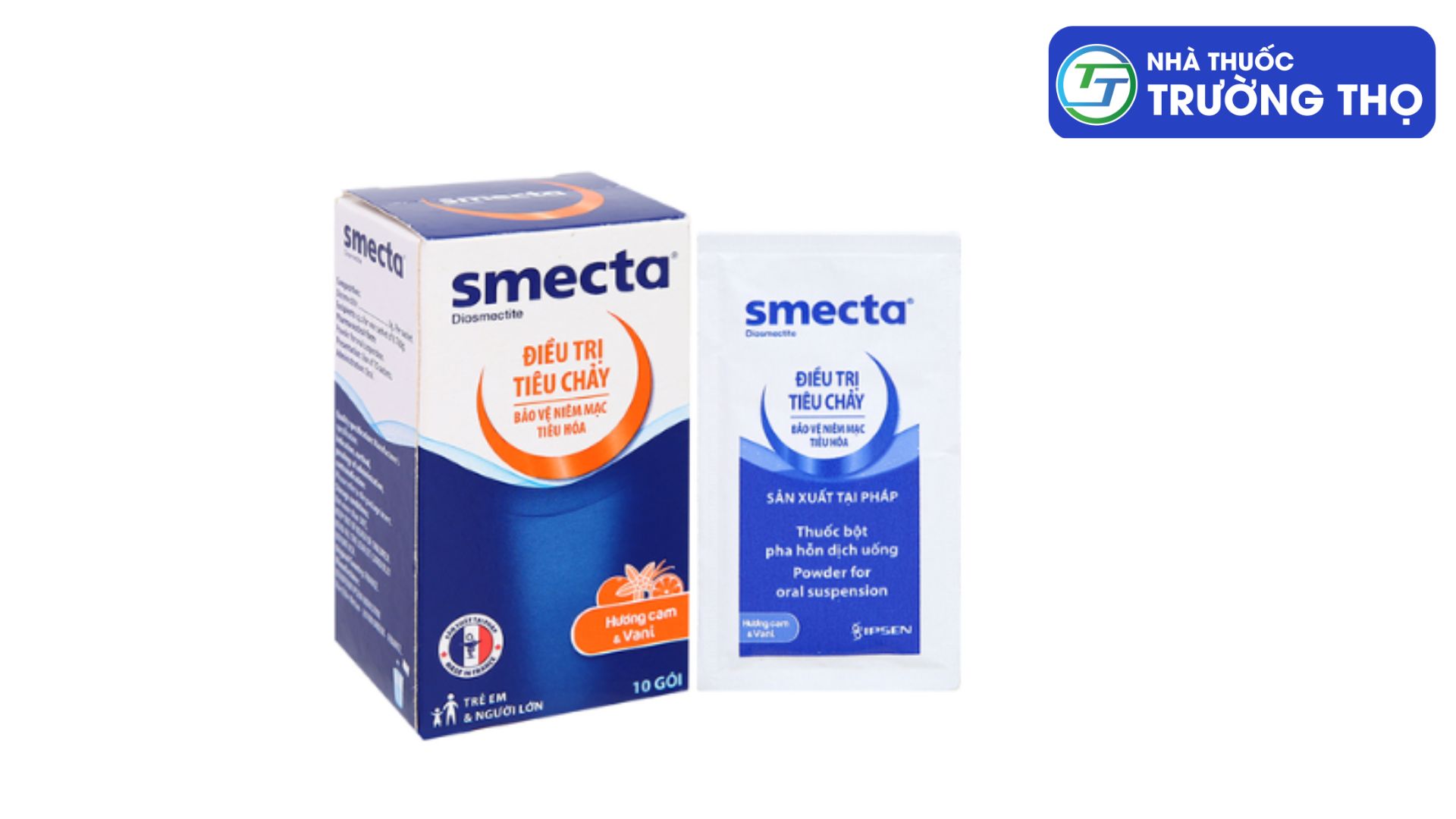 Smecta giúp điều trị tiêu chảy