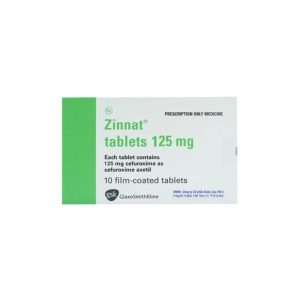 Trường Thọ - Thuốc Zinnat tablets 125mg điều trị các chứng nhiễm khuẩn (1 vỉ x 10 viên) 1 Trường Thọ - zin1
