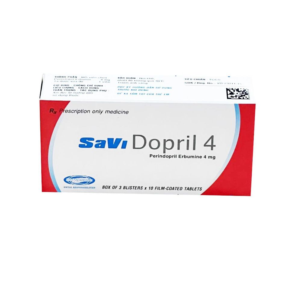 Thuốc Savi Dopril Plus điều trị tăng huyết áp Thuốc Savi Dopril Plus điều trị tăng huyết áp