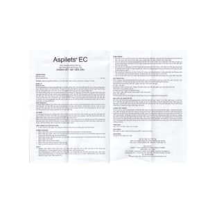 Trường Thọ - Thuốc Aspilets EC 80mg phòng ngừa nhồi máu cơ tim, đột quỵ (10 vỉ x 10 viên) 2 Trường Thọ - 2 2 1