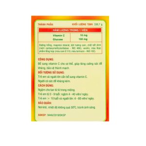 Trường Thọ - Viên ngậm Bipp C DHG Pharma vị cam hỗ trợ tăng cường sức đề kháng (35 gói) 4 Trường Thọ - 2 7