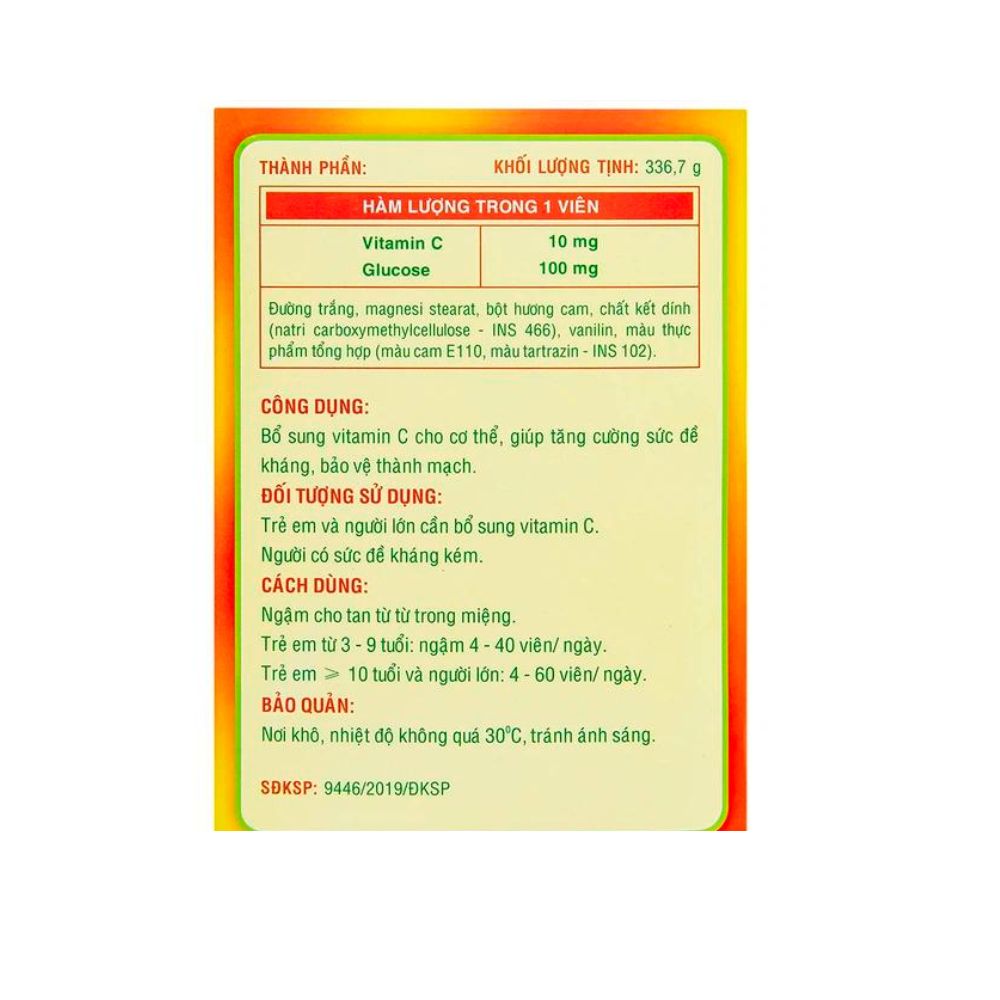 Viên ngậm Bipp C DHG Pharma Trường Thọ - 2 7