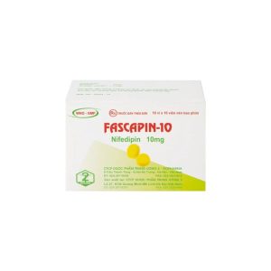 Trường Thọ - Thuốc Fascapin 10 Nifedipin dự phòng đau thắt ngực, cao huyết áp (10 vỉ x 10 viên) 3 Trường Thọ - 3 15
