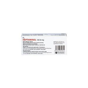 Trường Thọ - Thuốc Heptaminol 187,8mg điều trị triệu chứng trong hạ huyết áp tư thế (2 vỉ x 10 viên) 4 Trường Thọ - 4 10