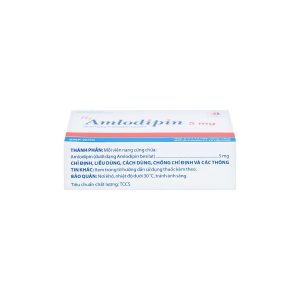 Trường Thọ - Thuốc Amlodipin 5mg điều trị tăng huyết áp, đau thắt ngực (3 vỉ x 10 viên) 4 Trường Thọ - 4 7