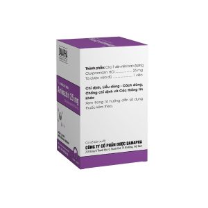 Trường Thọ - Thuốc Aminazin 25mg Danapha điều trị tâm thần phân liệt (500 viên) 1 Trường Thọ - Aminazin 25 2