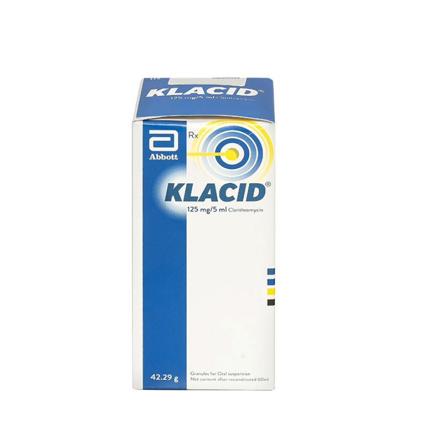 Klacid SR 125mg_5ml Trường Thọ - Klacid SR 125mg 5ml