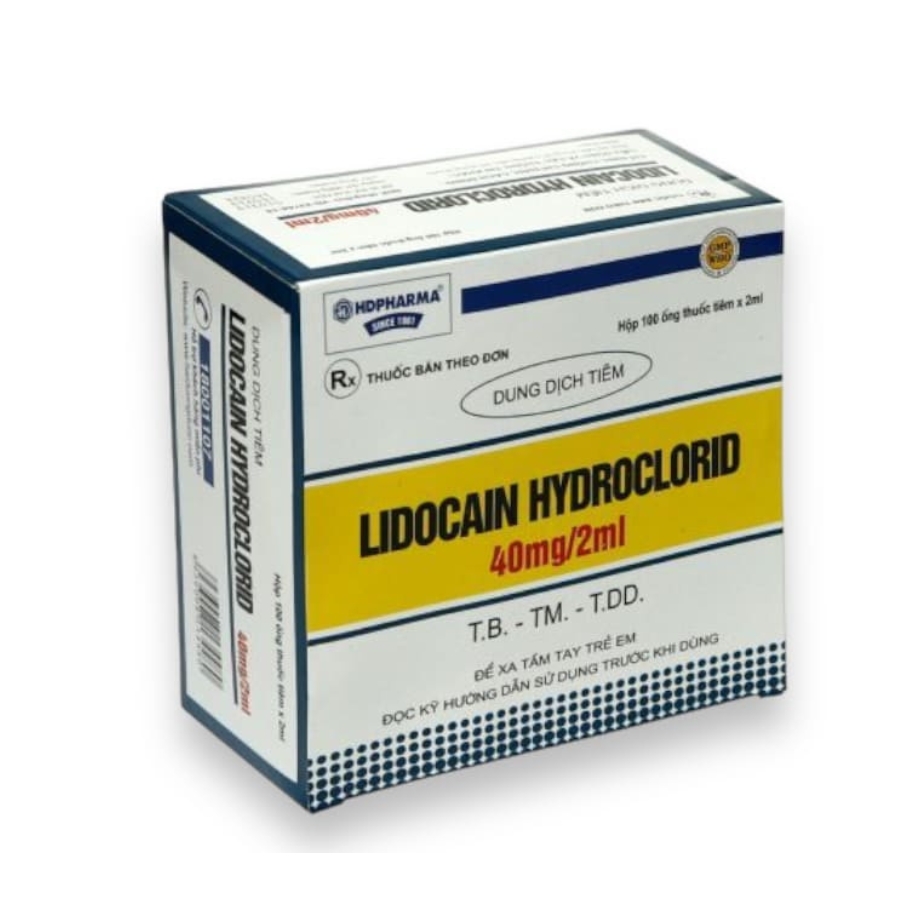 Lidocain 40mg_2ml (100 ống_H) - Hải dương Trường Thọ - Lidocain 40mg 2ml 100 ong H Hai duong