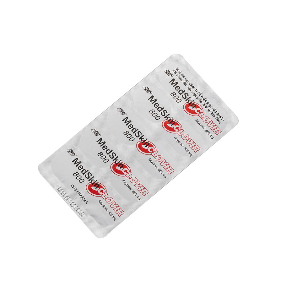 Medskin Clovir 800 (2) Trường Thọ - Medskin Clovir 800 2