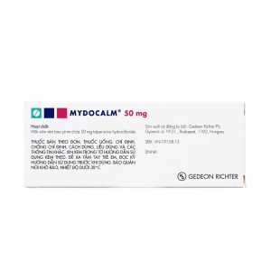 Trường Thọ - Viên nén Mydocalm 50mg điều trị triệu chứng co cứng cơ sau đột quỵ (3 vỉ x 10 viên) 2 Trường Thọ - Mydocalm 50mg 3