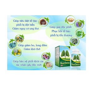 Trường Thọ - Viên uống BoniDetox Botania chống oxy hóa, hỗ trợ bảo vệ phổi (Hộp 30 viên) 2 Trường Thọ - bonidetox 2