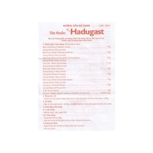 Trường Thọ - Bột Hadugast Hải Dương điều trị viêm loét dạ dày, tá tràng (20 gói x 3g) 1 Trường Thọ - 2 14 1