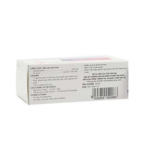 Trường Thọ - Thuốc Acetazolamid 250mg Pharmedic điều trị glôcôm và động kinh nhẹ (10 vỉ x 10 viên) 1 Trường Thọ - Acetazolamid 2