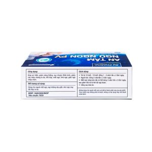 Trường Thọ - Viên uống An Tâm Ngủ Ngon PV Pharma giúp an thần, giảm căng thẳng (5 vỉ x 10 viên) 2 Trường Thọ - An Tam Ngu Ngon1