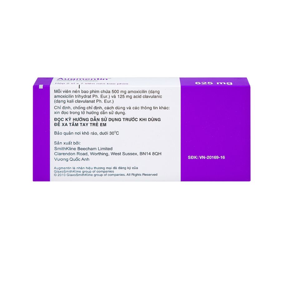 Augmentin 625 mg 2 Trường Thọ - Augmentin 625 mg 2
