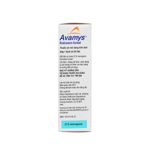 Trường Thọ - Thuốc xịt mũi Avamys 27.5mcg GSK điều trị chảy nước mũi, xung huyết mũi (30 liều xịt) 1 Trường Thọ - Avamys Xit 30 Lieu 1