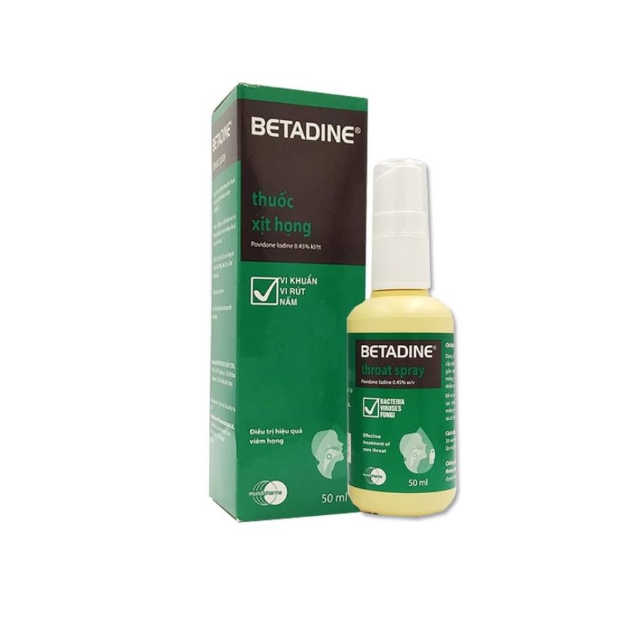 Betadine Throat Spray Trường Thọ - Betadine Throat Spray