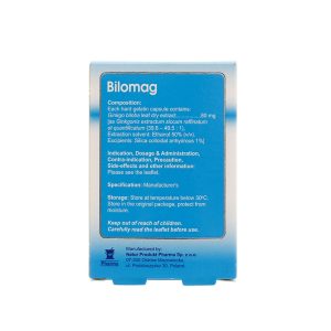 Trường Thọ - Thuốc Bilomag 80mg điều trị suy tuần hoàn não, giảm chú ý tập trung (6 vỉ x 10 viên) 1 Trường Thọ - Bilomag 2