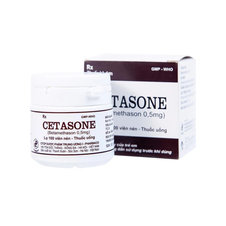 Cetasone Thuốc Cetasone 0.5mg