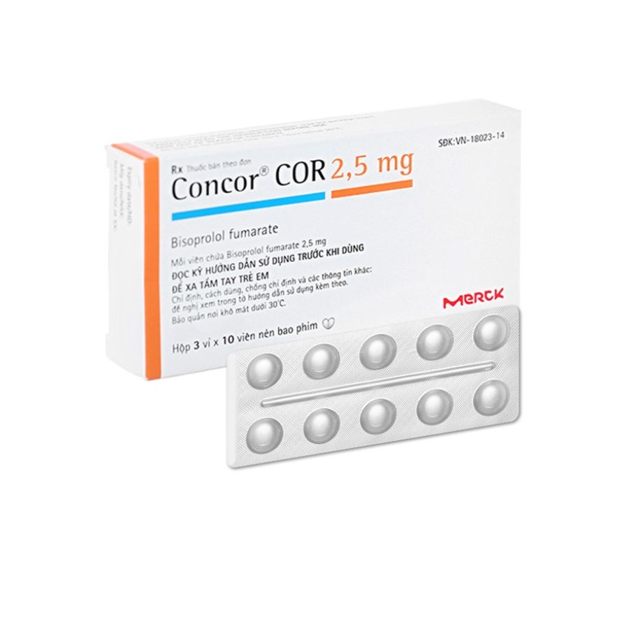 Concor 2,5mg Trường Thọ - Concor 25mg