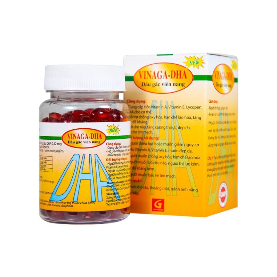 Dầu gấc viên nang Vinaga Dầu gấc viên nang Vinaga