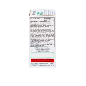 Trường Thọ - Thuốc Depakine Chrono 500mg Sanofi điều trị động kinh (30 viên) 2 Trường Thọ - Depakine 500mg 2