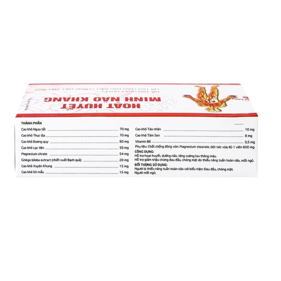 Hoạt Huyết Minh Não Khang 2 Trường Thọ - Hoat Huyet Minh Nao Khang 2