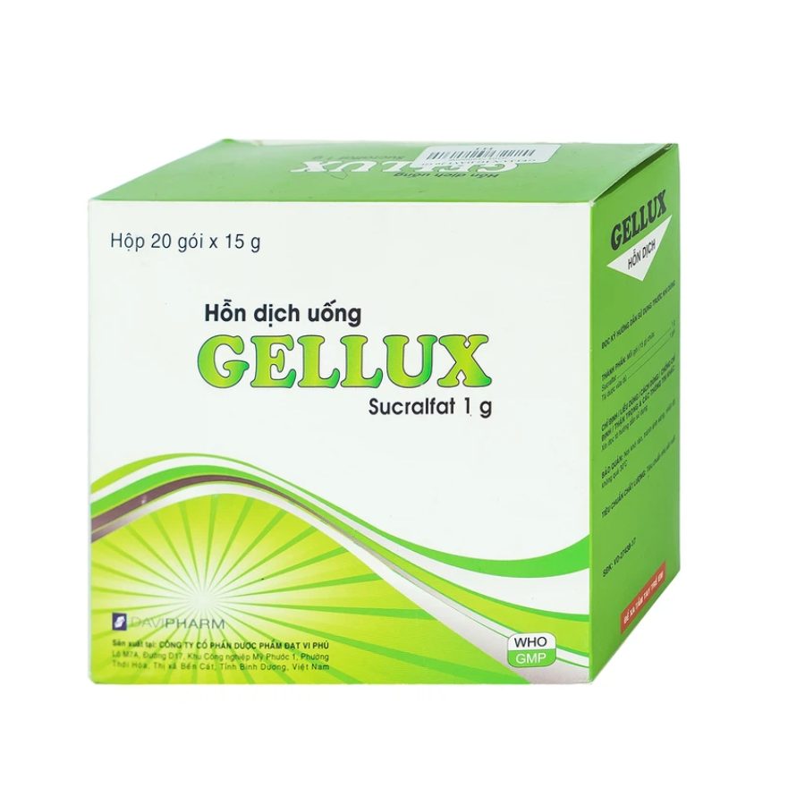 Hỗn dịch uống Gellux 1g Hỗn dịch uống Gellux 1g