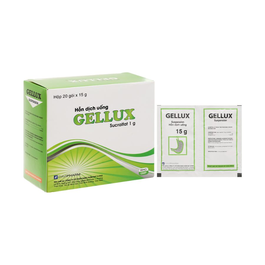 Hỗn dịch uống Gellux 1g1 Trường Thọ - Hon dich uong Gellux 1g1
