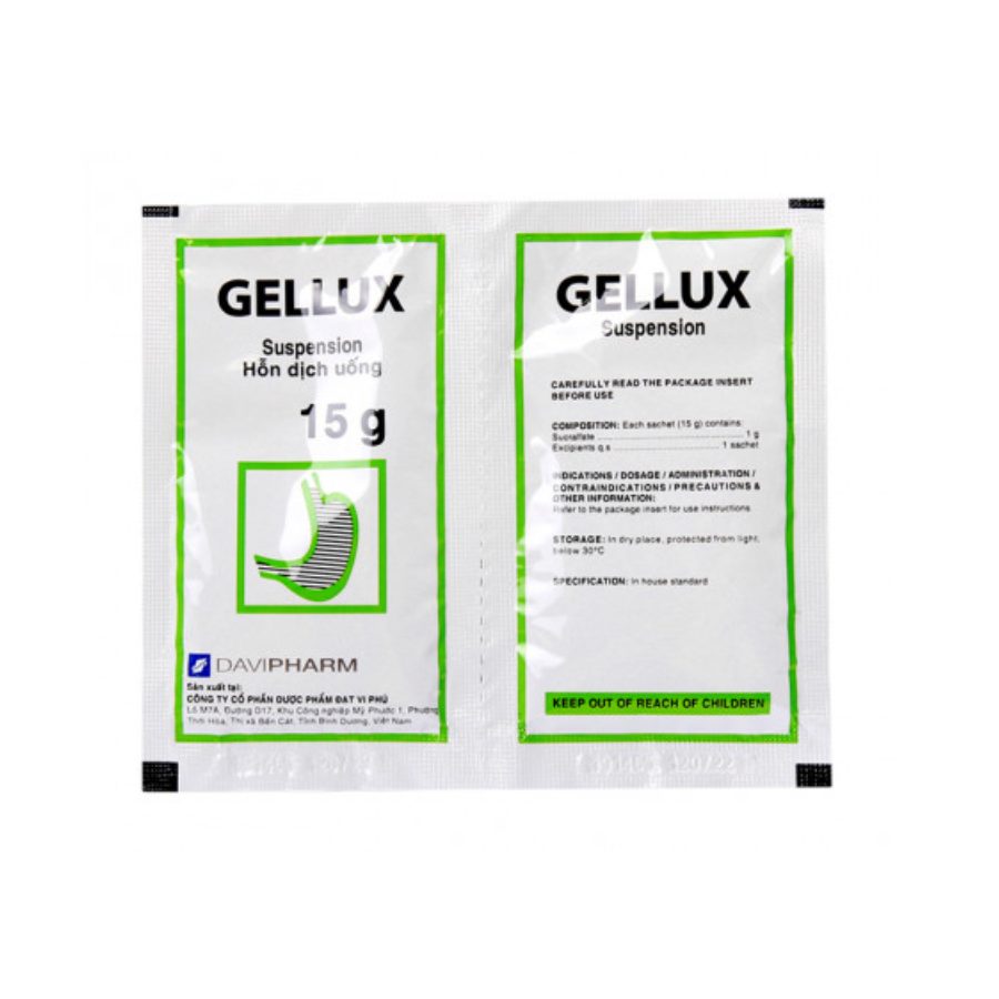 Hỗn dịch uống Gellux 1g2 Trường Thọ - Hon dich uong Gellux 1g2
