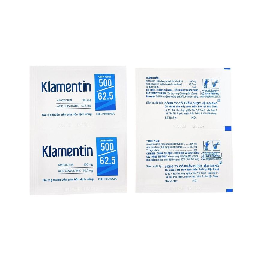 Klamentin 500-62,5 (H-24g) 1 Trường Thọ - Klamentin 500 625 H 24g 1