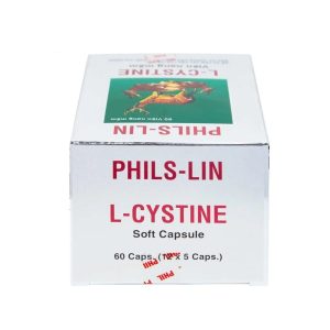 Trường Thọ - Viên nang mềm L-Cystine 500mg Phils Lin hỗ trợ điều trị viêm da do thuốc, sạm da, tàn nhang (12 vỉ x 5 viên) 1 Trường Thọ - Lcystine