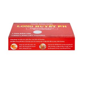Trường Thọ - Thuốc Long Huyết P/H Phúc Hưng đặc trị tan bầm tím, mau lành vết thương (2 vỉ x 12 viên) 2 Trường Thọ - Long huyet ph 2