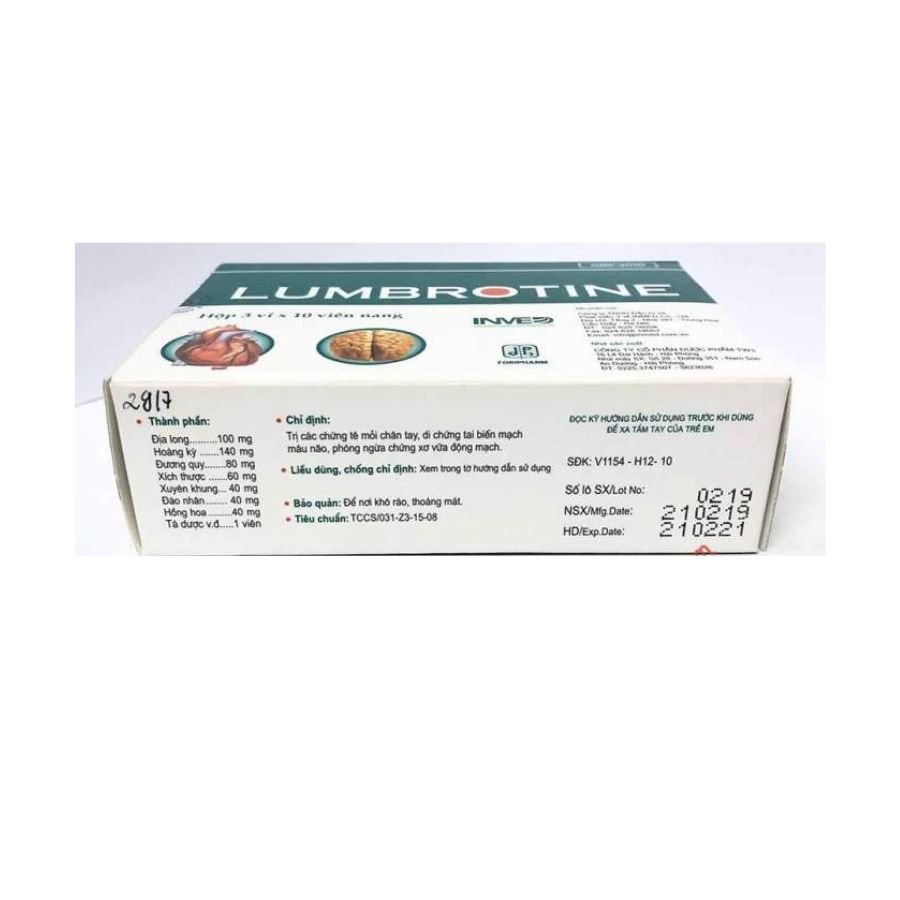 Lumbrotine 1 Trường Thọ - Lumbrotine 1