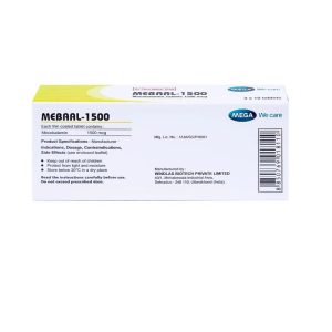 Trường Thọ - Viên nén Mebaal-1500 MEGA We Care điều trị các bệnh lý thần kinh ngoại biên (3 vỉ x 10 viên) 2 Trường Thọ - Mebaal 1500 2