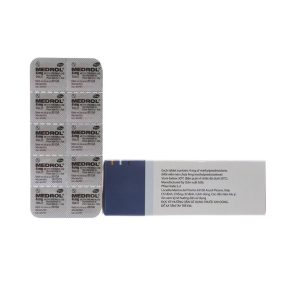 Trường Thọ - Thuốc Medrol 4mg Pfizer kháng viêm, điều trị rối loạn nội tiết, viêm tuyến giáp (3 vỉ x 10 viên) 1 Trường Thọ - Medrol 4mg 2
