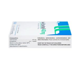 Trường Thọ - Viên nén Mibetel 40mg Hasan điều trị tăng huyết áp (3 vỉ x 10 viên) 1 Trường Thọ - Mibetel 40mg 1