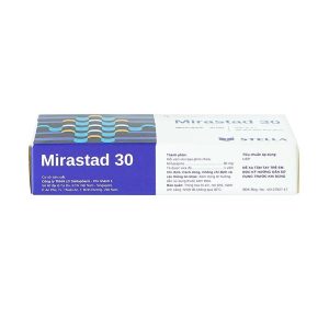 Trường Thọ - Viên nén Mirastad 30 Stella điều trị trầm cảm, duy trì cân bằng tinh thần (2 vỉ x 14 viên) 2 Trường Thọ - Mirastad 30 2
