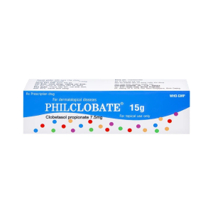 Trường Thọ - Kem bôi da PhilClobate Phil Inter Pharma điều trị viêm da, chàm, chàm dị ứng (15g) 2 Trường Thọ - Phil clobate1